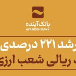 رشد 221 درصدی درآمد کارمزد ریالی شعب ارزی بانک آینده